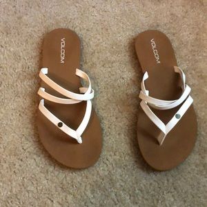 Volvo’s white sandals